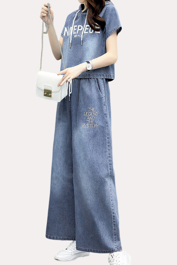 Casual stylish denim set - liwisi