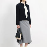 ラウンドネックシワ加工キルトジャケット 裏地付 2色入 - liwisi