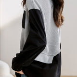 Layered Look Skipper Collar Knit Shirt - liwisi