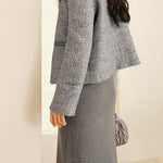 シャネル風テープ装飾ストレートジャケット 裏地付 - liwisi