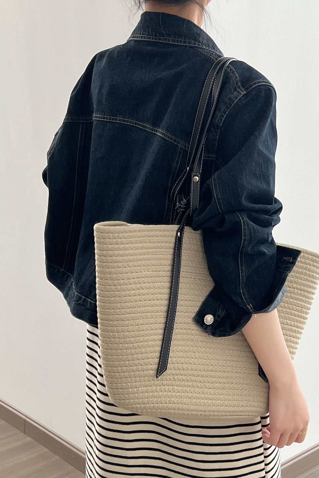 Single Breasted Denim Shirt Jacket - liwisi