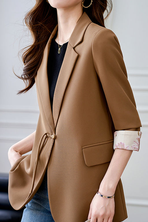 Elegant Office Neo-Chinese Style Blazer - liwisi
