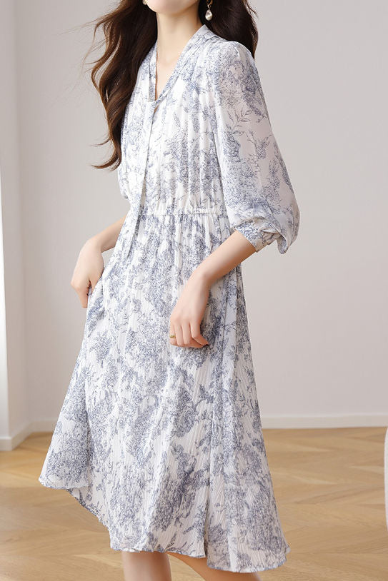 Floral Vintage French Dress - liwisi