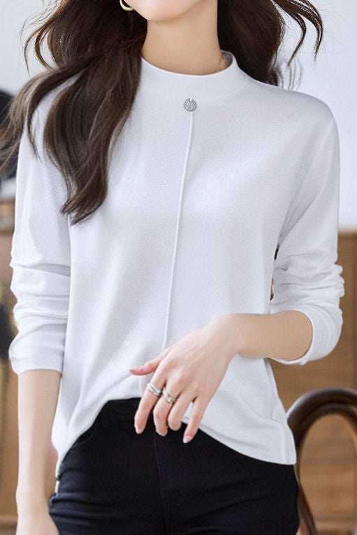 Simple and Versatile Casual Base Shirt - liwisi