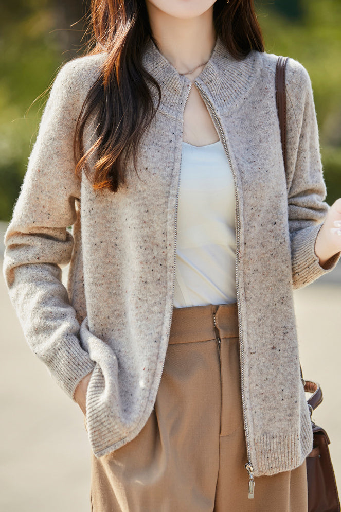 Loose, casual, soft and thick knitted top - liwisi