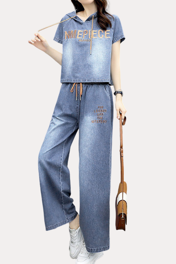 Casual stylish denim set - liwisi