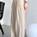 Maxi Tuck-In Wide Pants - 3 Colors Available - liwisi