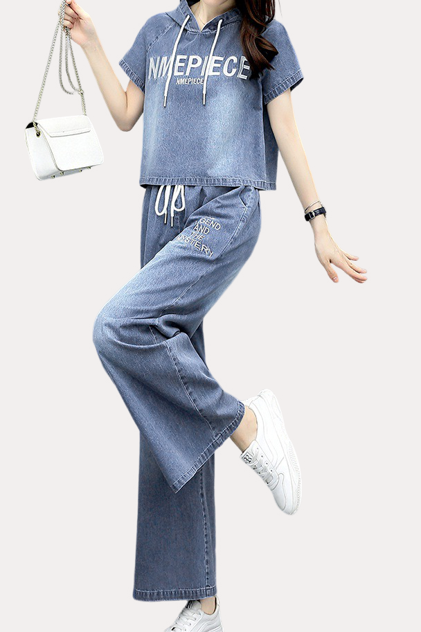 Casual stylish denim set - liwisi