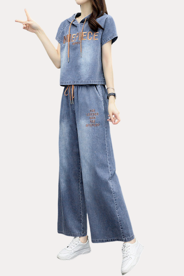 Casual stylish denim set - liwisi