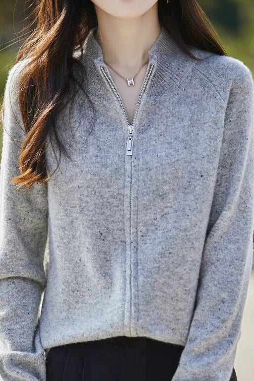 Loose, casual, soft and thick knitted top - liwisi
