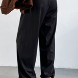 Maxi Tuck-In Wide Pants - 3 Colors Available - liwisi