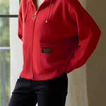 Casual Solid-Color Tied Hooded Knitted Cardigan - liwisi
