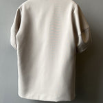 Vネックランタンスリーブシングルプレストジャケット 裏地付 2色入 - liwisi