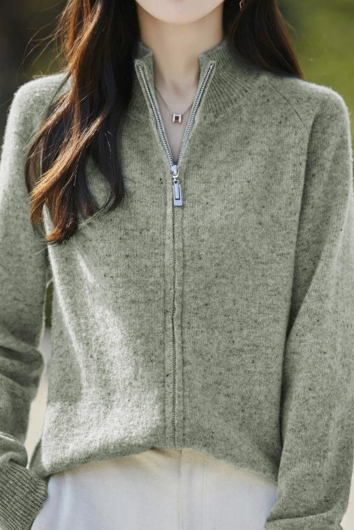 Loose, casual, soft and thick knitted top - liwisi