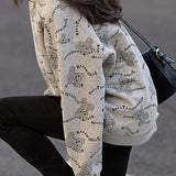 Cute Bear Letter Print Sweatshirt - liwisi