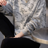 Cute Bear Letter Print Sweatshirt - liwisi