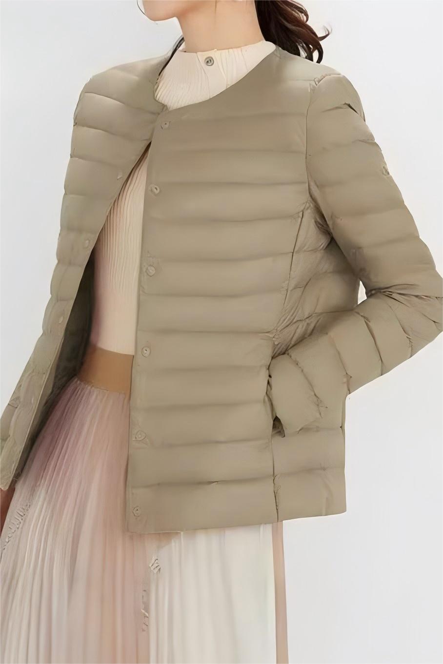 Lightweight Long Sleeve Duck Down Jacket - liwisi