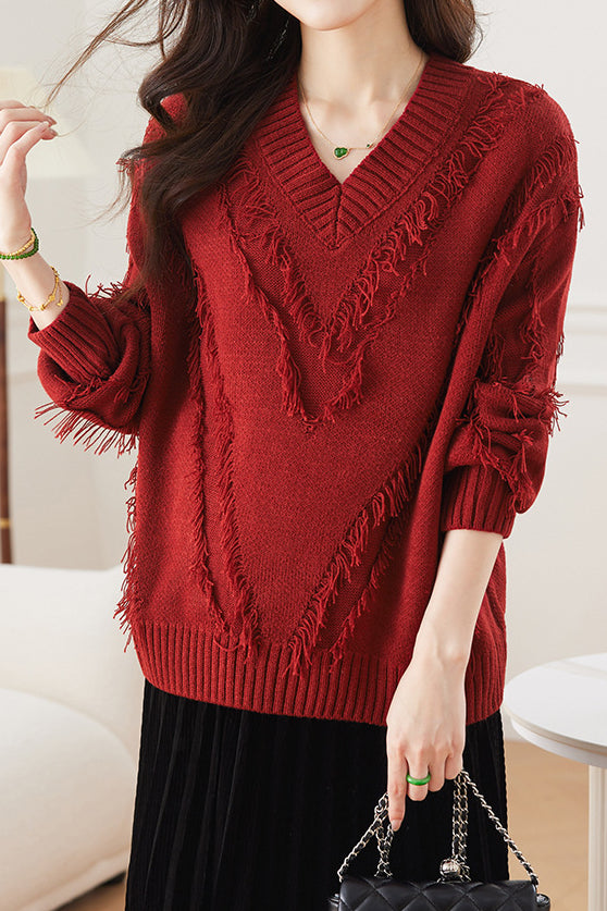 Whisker Detail Knit Top - liwisi