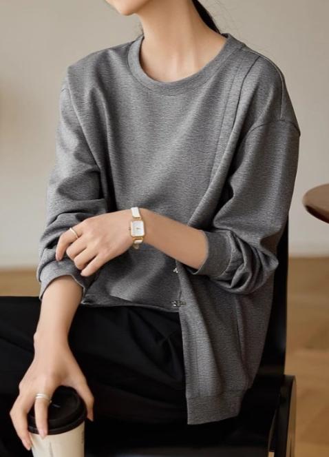 Slit Loose Fit Casual Hoodie - liwisi