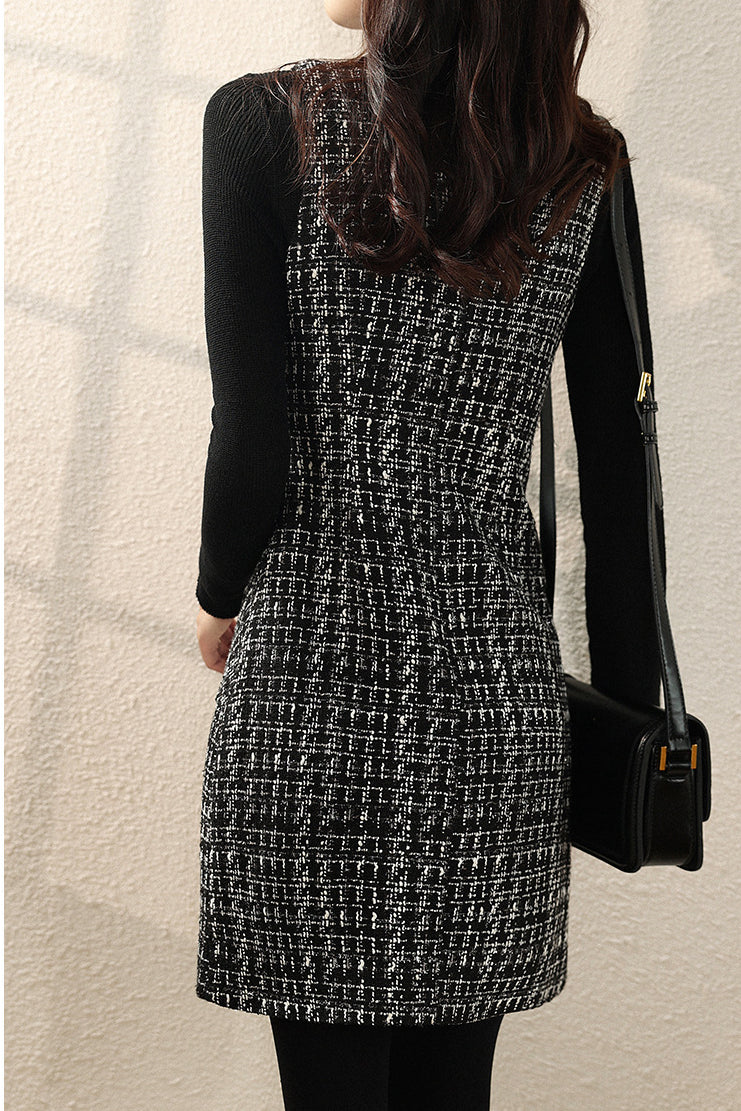 Elegant Suspender Dress - liwisi