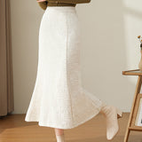 Elegant Fitted Sequin Mermaid Dress in Chic Style - liwisi