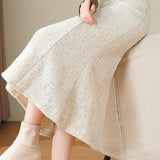 Elegant Fitted Sequin Mermaid Dress in Chic Style - liwisi