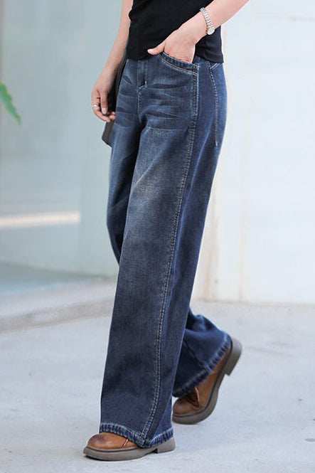 Vintage Straight Leg Jeans - liwisi