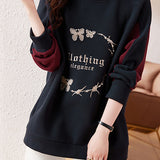 French Chic Semi-Turtleneck Fleece Sweatshirt - liwisi