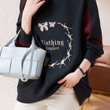 French Chic Semi-Turtleneck Fleece Sweatshirt - liwisi