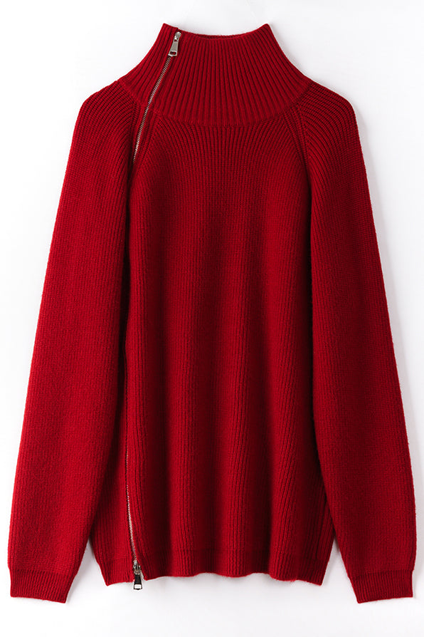 Oversized Turtleneck Cozy Sweater - liwisi