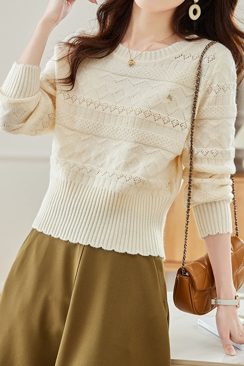 Low Neck Layering Knit Top - liwisi