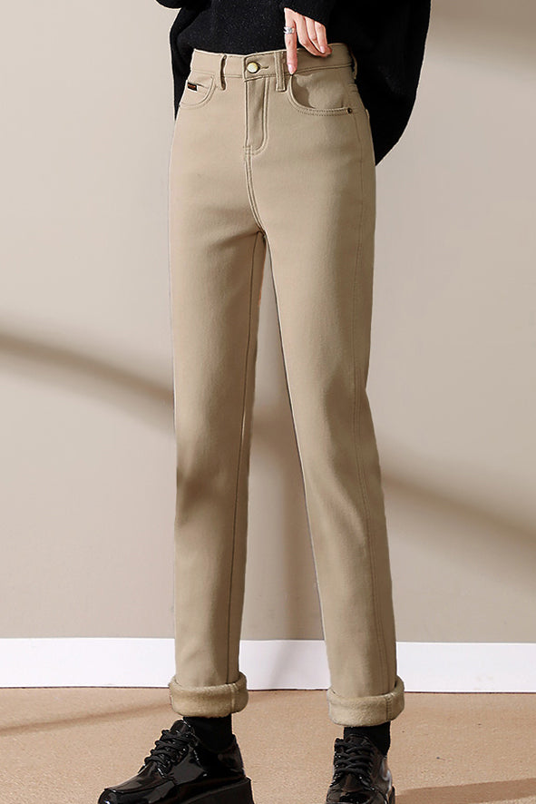 Straight Tube Loose Casual Versatile Thick Cigarette Pants - liwisi