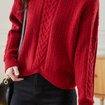 Round-neck Hollow Knitted Top - liwisi