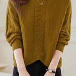 Round-neck Hollow Knitted Top - liwisi