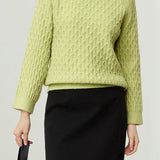 Jacquard plaid pullover knitted sweaters - liwisi