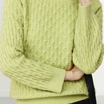 Jacquard plaid pullover knitted sweaters - liwisi