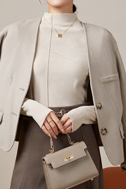 Half turtleneck warm top - liwisi