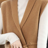 Tied sleeveless waistcoat - liwisi