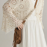 Hollowed-out knitted outerwear - liwisi