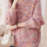 All-match round-neck sweater - liwisi