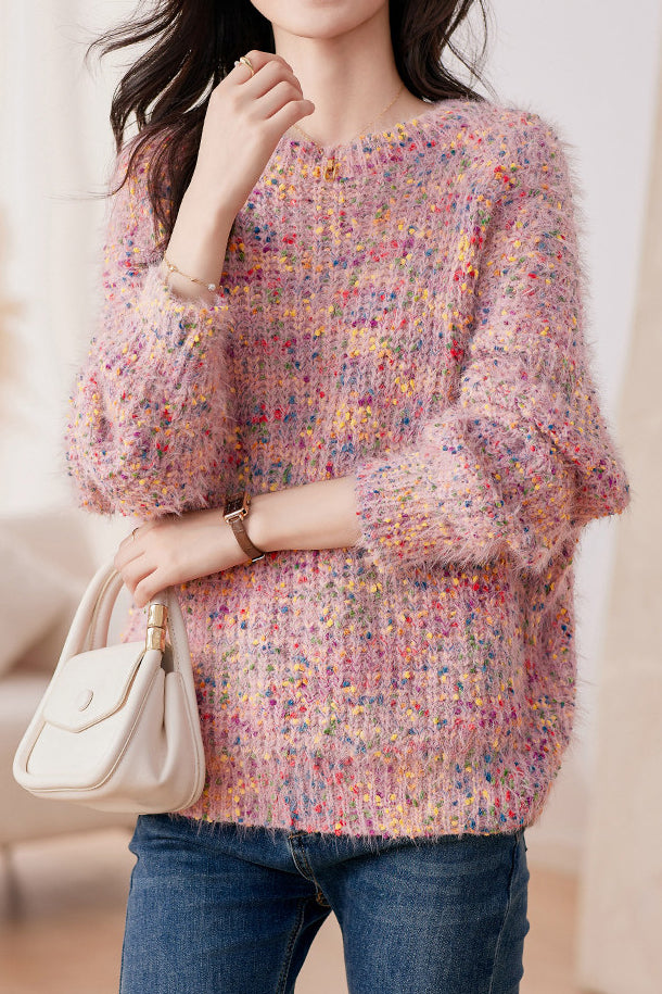 All-match round-neck sweater - liwisi