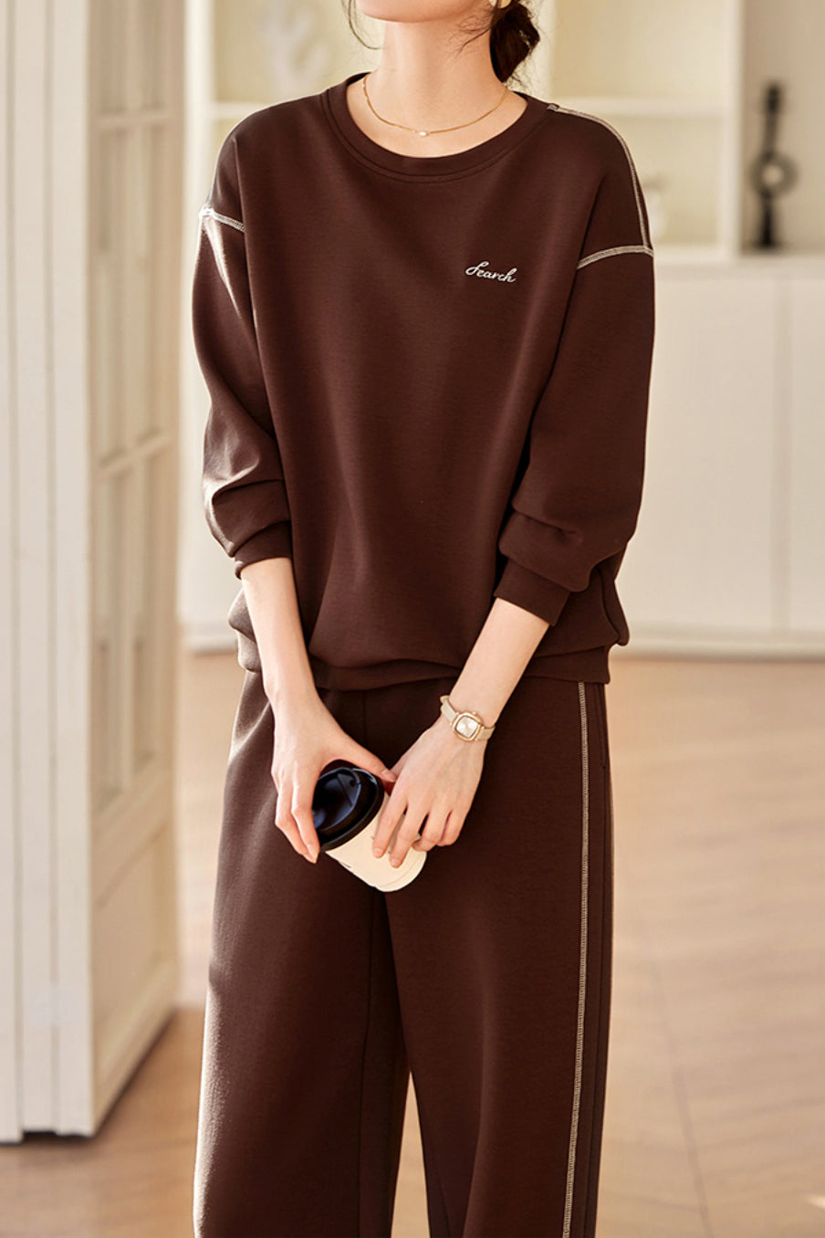 Leisure commuting hoodie set - liwisi