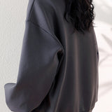 Irregular dividing line sweatshirt - liwisi