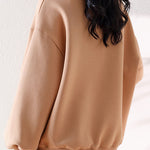 Irregular dividing line sweatshirt - liwisi