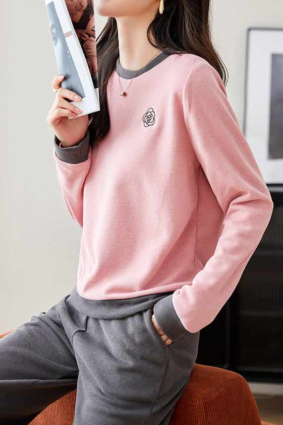 Camellia casual sweatshirt set - liwisi