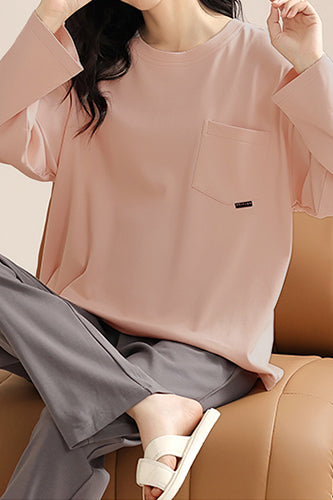 Simple pullover pajamas set - liwisi