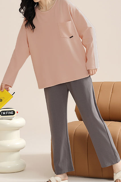 Simple pullover pajamas set - liwisi