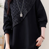 Spliced casual sweatshirt - liwisi