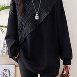 Spliced casual sweatshirt - liwisi