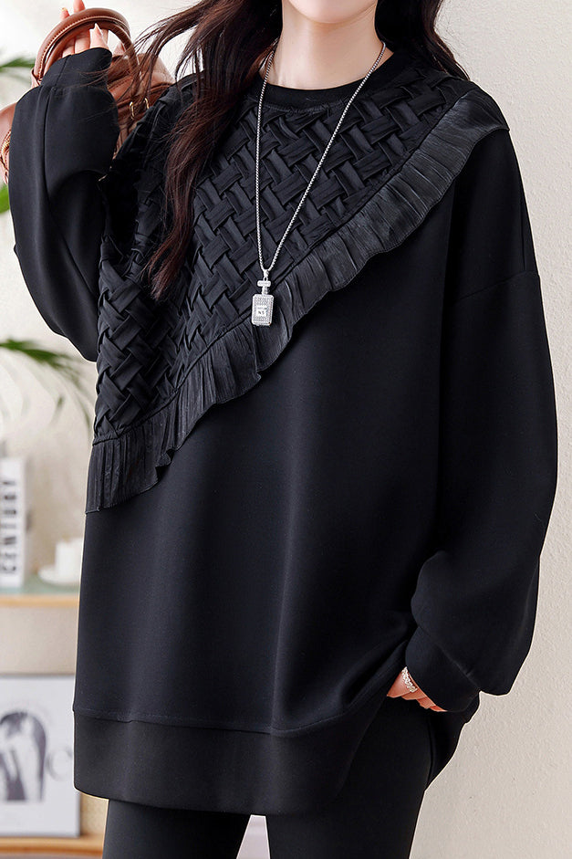 Spliced casual sweatshirt - liwisi